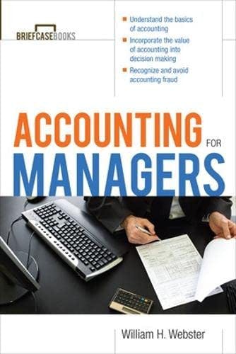 Picture of Accounting for Managers - William Webster